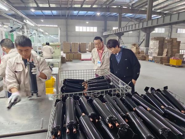 董事长吕文龙视察芜湖万盾智控二器搬迁项目